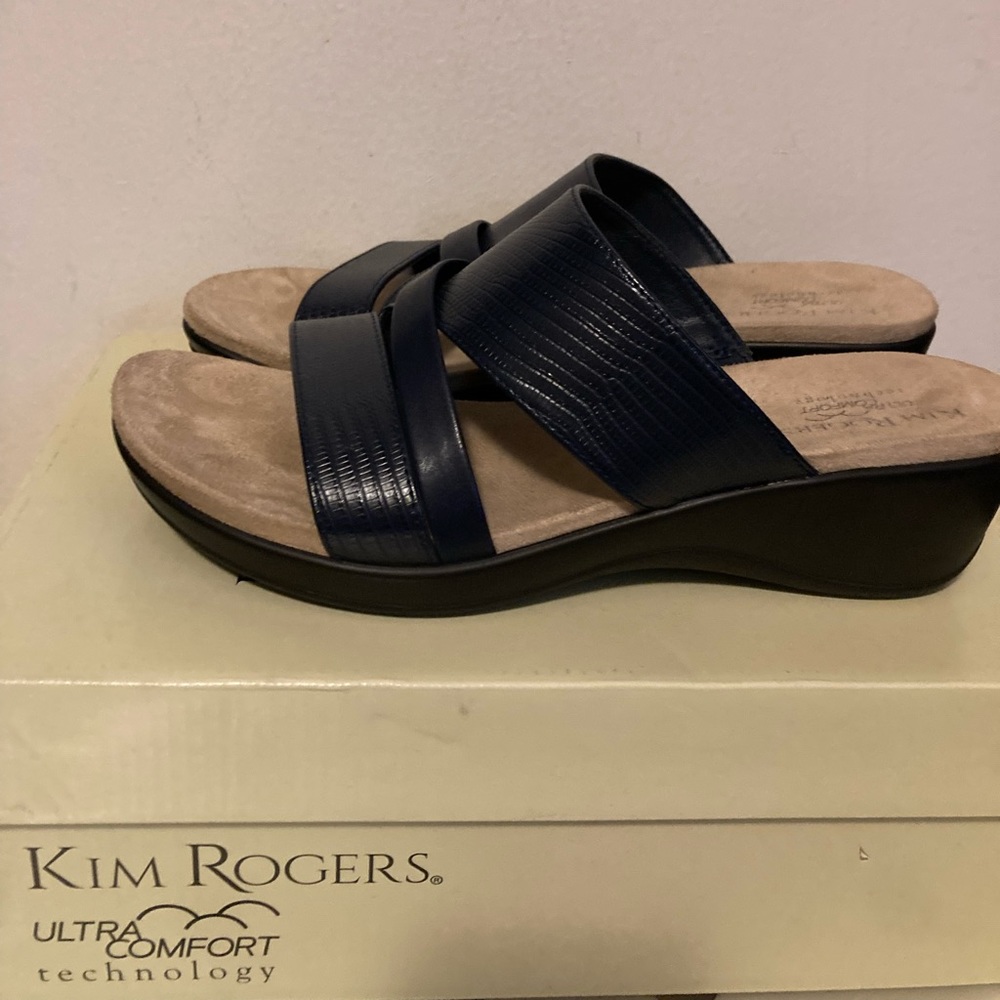 Kim Roger’s Navy Sandal